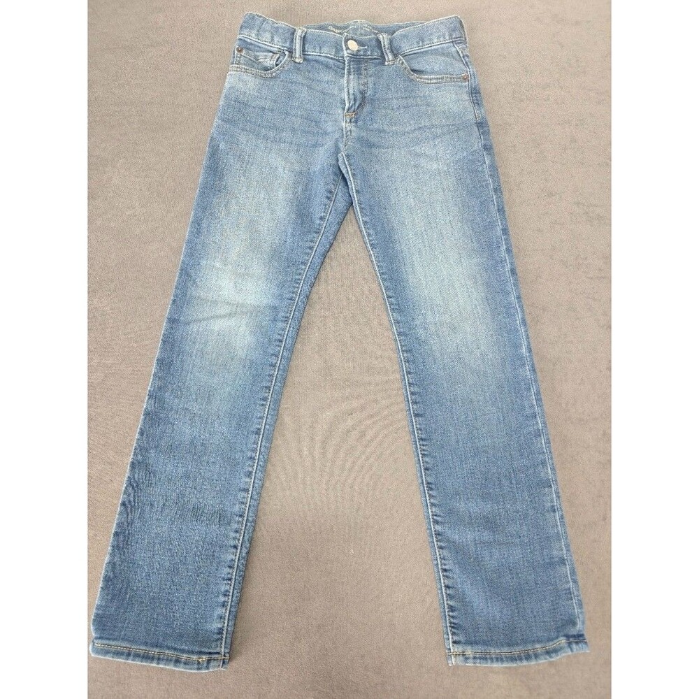 Gap Kids 1969 Boys Girls Size 10 Regular Slim Blue Jeans Straight Leg Denim